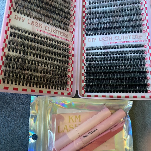 DIY Lash Extension Kit - 4 Styles Mega Pack (8-16mm) with Bond, Seal & Tweezers - Picture 4 of 4